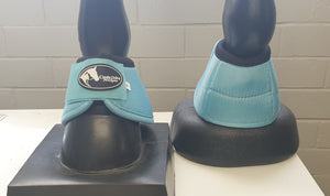Ice Blue Ballistic No-Turn Bell Boots
