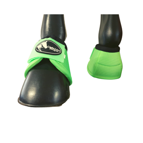 Lime No-Turn Bell Boots.