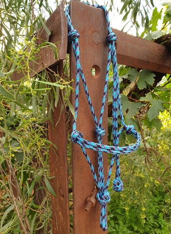 Rope Halter - Blue.