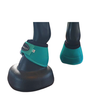 Turquoise Ballistic No-Turn Bell Boots