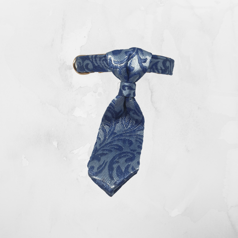 Tie Collar - Blue Swirl