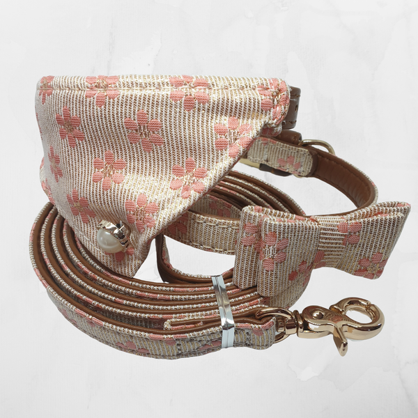 Deluxe Bow Tie Collar - Pink